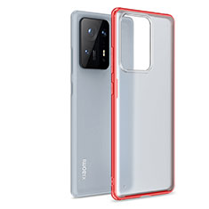 Custodia Silicone Trasparente Laterale Cover WL1 per Xiaomi Mi Mix 4 5G Rosso