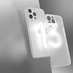 Custodia Silicone Trasparente Laterale Cover WT1 per Apple iPhone 13 Pro Bianco