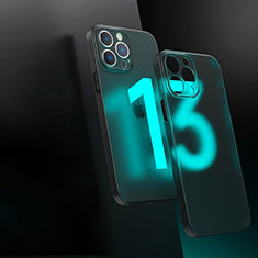 Custodia Silicone Trasparente Laterale Cover WT1 per Apple iPhone 13 Pro Max Nero