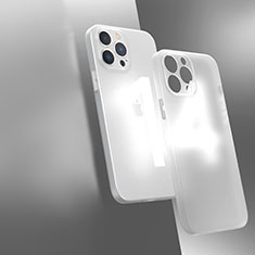 Custodia Silicone Trasparente Laterale Cover WT1 per Apple iPhone 14 Pro Bianco