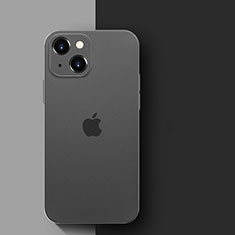 Custodia Silicone Trasparente Laterale Cover WT1 per Apple iPhone 15 Nero