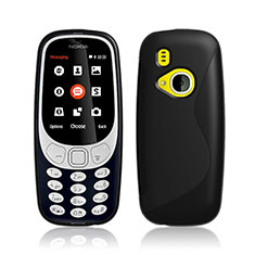 Custodia Silicone Trasparente Morbida S-Line per Nokia 3310 (2017) Nero