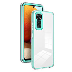 Custodia Silicone Trasparente Specchio Laterale Cover H01P per Xiaomi Redmi Note 11 4G (2022) Verde