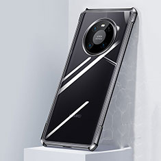 Custodia Silicone Trasparente Specchio Laterale Cover M01 per Huawei Mate 40 Nero