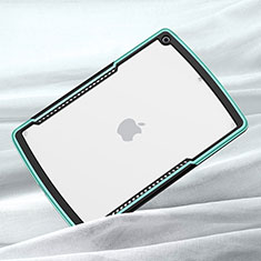 Custodia Silicone Trasparente Specchio Laterale Cover per Apple iPad 10.2 (2020) Verde