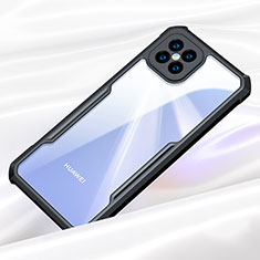 Custodia Silicone Trasparente Specchio Laterale Cover per Huawei Nova 8 SE 5G Nero