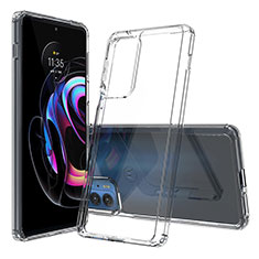 Custodia Silicone Trasparente Specchio Laterale Cover per Motorola Moto Edge S Pro 5G Chiaro