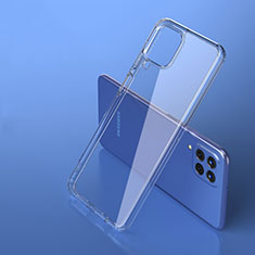 Custodia Silicone Trasparente Specchio Laterale Cover WL2 per Samsung Galaxy M53 5G Chiaro