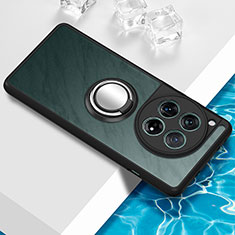 Custodia Silicone Trasparente Ultra Slim Cover Morbida con Magnetico Anello Supporto BH1 per OnePlus Ace 3 5G Nero