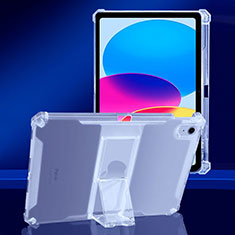 Custodia Silicone Trasparente Ultra Slim Cover Morbida con Supporto per Apple iPad 10.9 (2022) Chiaro