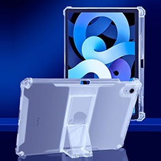 Custodia Silicone Trasparente Ultra Slim Cover Morbida con Supporto per Apple iPad Air 5 10.9 (2022) Chiaro