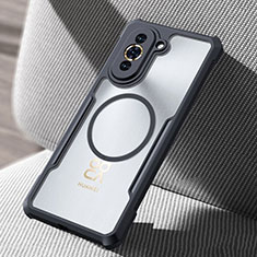 Custodia Silicone Trasparente Ultra Slim Morbida con Mag-Safe Magnetic per Huawei Nova 10 Nero