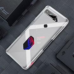 Custodia Silicone Trasparente Ultra Slim Morbida per Asus ROG Phone 5 Pro Chiaro