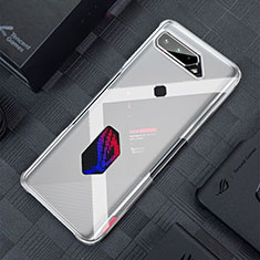 Custodia Silicone Trasparente Ultra Slim Morbida per Asus ROG Phone 5 ZS673KS Chiaro