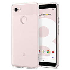 Custodia Silicone Trasparente Ultra Slim Morbida per Google Pixel 3 Chiaro