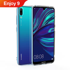 Custodia Silicone Trasparente Ultra Slim Morbida per Huawei Enjoy 9 Chiaro