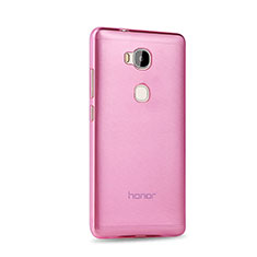 Custodia Silicone Trasparente Ultra Slim Morbida per Huawei Honor Play 5X Rosa