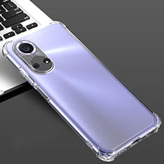 Custodia Silicone Trasparente Ultra Slim Morbida per Huawei Honor X7 Chiaro