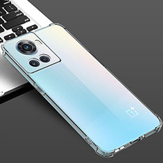Custodia Silicone Trasparente Ultra Slim Morbida per OnePlus 10R 5G Chiaro
