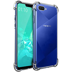 Custodia Silicone Trasparente Ultra Slim Morbida per Oppo AX5 Chiaro