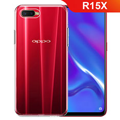 Custodia Silicone Trasparente Ultra Slim Morbida per Oppo R15X Chiaro