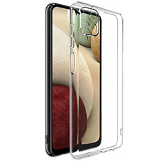 Custodia Silicone Trasparente Ultra Slim Morbida per Samsung Galaxy A12 Nacho Chiaro