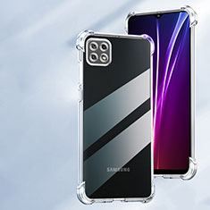 Custodia Silicone Trasparente Ultra Slim Morbida per Samsung Galaxy A22 5G Chiaro