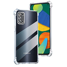 Custodia Silicone Trasparente Ultra Slim Morbida per Samsung Galaxy F52 5G Chiaro