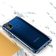 Custodia Silicone Trasparente Ultra Slim Morbida per Samsung Galaxy M31 Chiaro