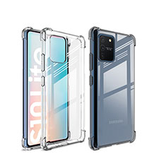 Custodia Silicone Trasparente Ultra Slim Morbida per Samsung Galaxy S10 Lite Chiaro