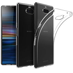 Custodia Silicone Trasparente Ultra Slim Morbida per Sony Xperia 10 Plus Chiaro