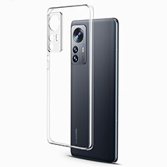 Custodia Silicone Trasparente Ultra Slim Morbida per Xiaomi Mi 12 Pro 5G Chiaro