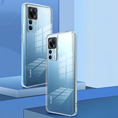 Custodia Silicone Trasparente Ultra Slim Morbida per Xiaomi Mi 12T Pro 5G Chiaro