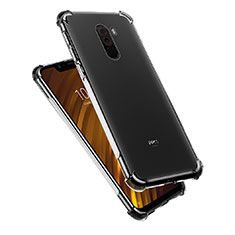 Custodia Silicone Trasparente Ultra Slim Morbida per Xiaomi Pocophone F1 Chiaro