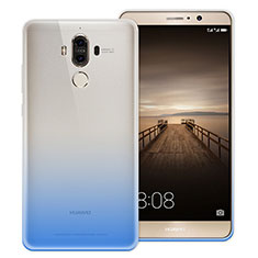 Custodia Silicone Trasparente Ultra Slim Morbida Sfumato per Huawei Mate 9 Cielo Blu