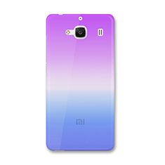 Custodia Silicone Trasparente Ultra Slim Morbida Sfumato per Xiaomi Redmi 2A Blu