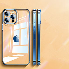 Custodia Silicone Trasparente Ultra Slim Morbida Z01 per Apple iPhone 13 Pro Max Chiaro
