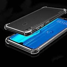 Custodia Silicone Trasparente Ultra Sottile Cover Morbida A04 per Huawei Honor 8X Max Chiaro