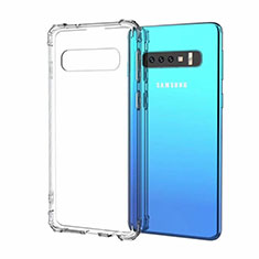 Custodia Silicone Trasparente Ultra Sottile Cover Morbida A05 per Samsung Galaxy S10 5G Chiaro