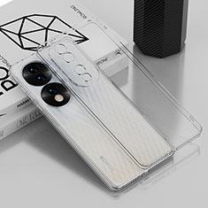 Custodia Silicone Trasparente Ultra Sottile Cover Morbida AN1 per Huawei Honor 70 Pro+ Plus 5G Chiaro