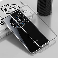 Custodia Silicone Trasparente Ultra Sottile Cover Morbida AN1 per Huawei Honor Magic3 5G Argento