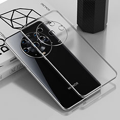 Custodia Silicone Trasparente Ultra Sottile Cover Morbida AN1 per Huawei Honor Magic3 Pro 5G Argento