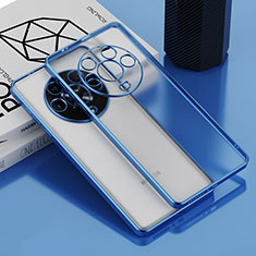 Custodia Silicone Trasparente Ultra Sottile Cover Morbida AN1 per Huawei Honor Magic4 5G Blu