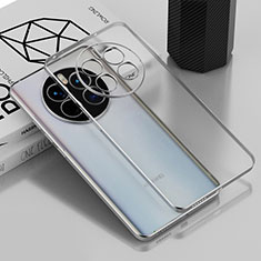 Custodia Silicone Trasparente Ultra Sottile Cover Morbida AN1 per Huawei Mate 50 Argento