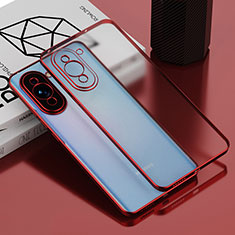 Custodia Silicone Trasparente Ultra Sottile Cover Morbida AN1 per Huawei Nova 10 Pro Rosso