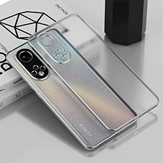 Custodia Silicone Trasparente Ultra Sottile Cover Morbida AN1 per Huawei Nova 9 Argento
