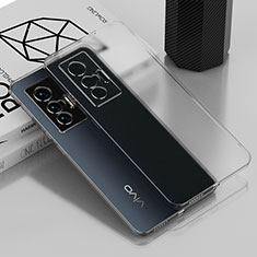 Custodia Silicone Trasparente Ultra Sottile Cover Morbida AN1 per Vivo X70 5G Chiaro