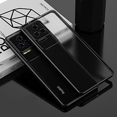 Custodia Silicone Trasparente Ultra Sottile Cover Morbida AN1 per Xiaomi Poco F4 5G Nero
