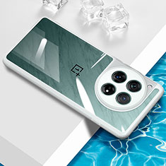 Custodia Silicone Trasparente Ultra Sottile Cover Morbida BH1 per OnePlus 12 5G Bianco