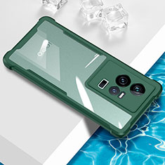 Custodia Silicone Trasparente Ultra Sottile Cover Morbida BH1 per Vivo iQOO 11 5G Verde